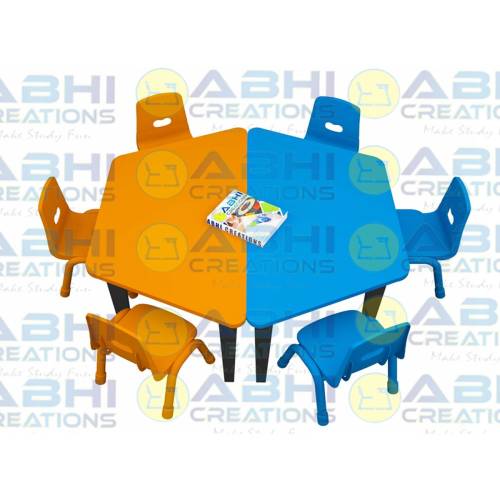 Adjustable Kids Table and Chair Set – Powder-Coated Steel Frame, Ergonomic Design (MO-1002) Manufacturers, Suppliers in Bhiwani