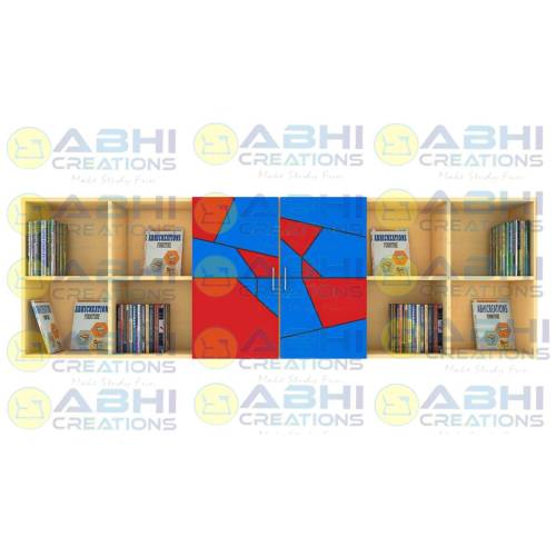 Cabinet Made of 18mm Prelim Board with PVC Edge for Polished and Durable Finish Overhead Library Furniture Storage (ABHI-807) Manufacturers, Suppliers in Haryana