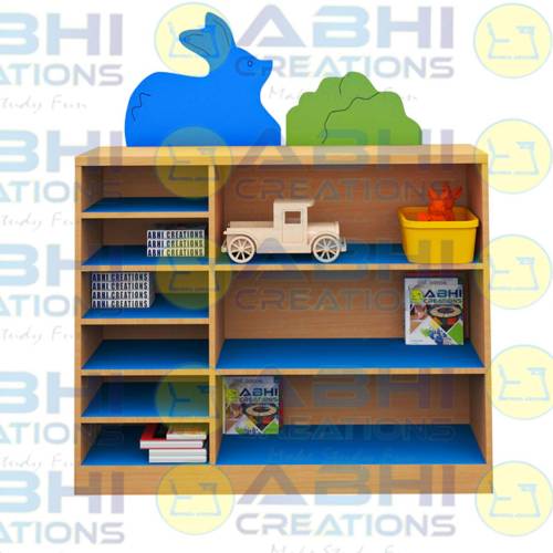 Cartoon Inspired Library Rack for Kids Perfect for Story time Adventures (STORAGE-1409) Manufacturers, Suppliers in Sultanpur