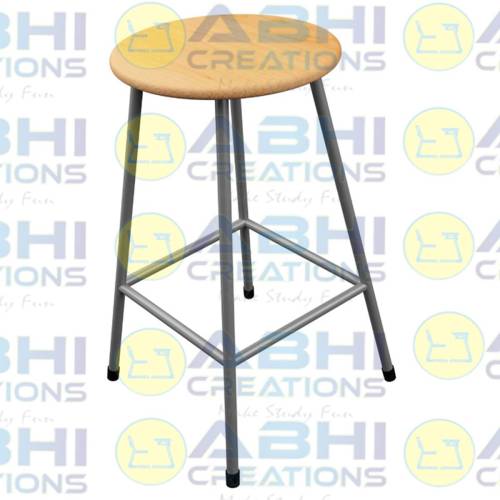 Chair Powder Coated Frame Chair with Wooden Seat (ABHI-1811) Manufacturers, Suppliers in Nizamabad