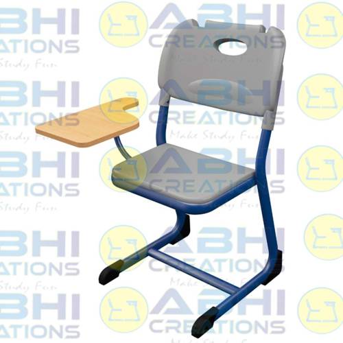 College Writing Pad Chair – Laminated 18mm Ply Pad and Cushioned Seat (ABHI-1814) Manufacturers in Delhi