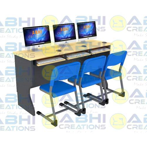 Computer Table Lab Furniture – Sturdy And Functional Desk For Labs, Offices, And Educational Institutions (ABHI-806) Manufacturers, Suppliers in Haryana