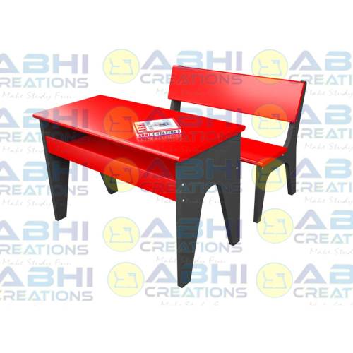 Desk and Bench Set – 18mm Ply with Post Laminate and PVC Edge (ABHI-402) Manufacturers in Delhi