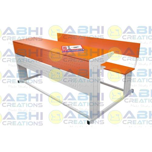 Durable Desk and Seat Set – Strong MS Frame and PVC Edge MDF Desk Top (ABHI-202) Manufacturers, Suppliers in Odisha