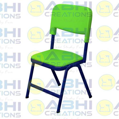 Durable Injection Moulded Plastic Chair With Bottle & Bag Holder, Welded Oval CRCA Tube Frame – For School, Classroom, College, Student, Institutional Use (ABHI-1808) Manufacturers, Suppliers in Thane