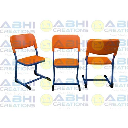 Durable Plastic Chair With Injection Moulded Seat And Back – Ideal For School, Classroom, Student, College, And Institutional Use (Abhi-1801) Manufacturers, Suppliers in Thane