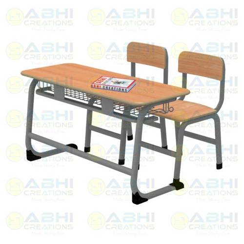 Durable School and College Desk – 20mm MDF Table, 16-Gauge CRCA Pipe Frame, Air Cushion Chair (ABHI-112) Manufacturers, Suppliers in Jharkhand