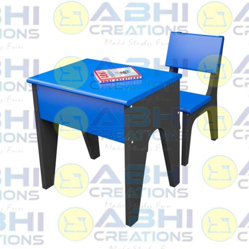 Elegant Classroom Desk & Chair Set – Durable 18mm Ply with PVC Edge and Post-Laminate Finish (ABHI-408) Manufacturers in Delhi