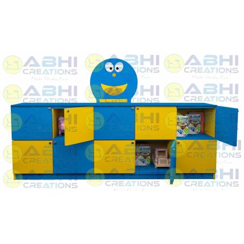 Emoji Design Multi Color Library Racks 18mm Prelam Board and PVC Edge Includes All Hardware and Accessories (STORAGE-1450) Manufacturers, Suppliers in Lakhimpur