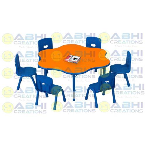 Flower Kids Table – Colorful Adjustable And Kids - friendly Design (PS-301) Manufacturers, Suppliers in Bhiwani