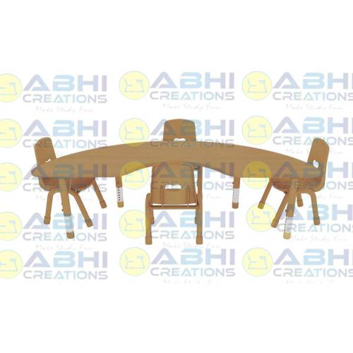 Group Wooden Table with Pre Laminated 18mm Top Stylish Design and Easy to Clean Surface Table (FO-703) Manufacturers, Suppliers in Mizoram