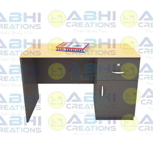 Institutional Desk – 18mm Prelam Board with PVC Edge Drawer and Cupboard (ABHI-1202) Manufacturers, Suppliers in Bihar