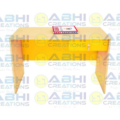 Institutional Desk – Premium Prelam Board with PVC Edge in Brown and Yellow (ABHI-1205) Manufacturers, Suppliers in Bihar