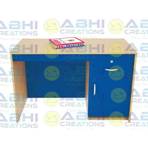 Institutional Work Desk – Sturdy Wooden Design with Storage Drawer and Cupboard (ABHI-1203) Manufacturers, Suppliers in Bihar