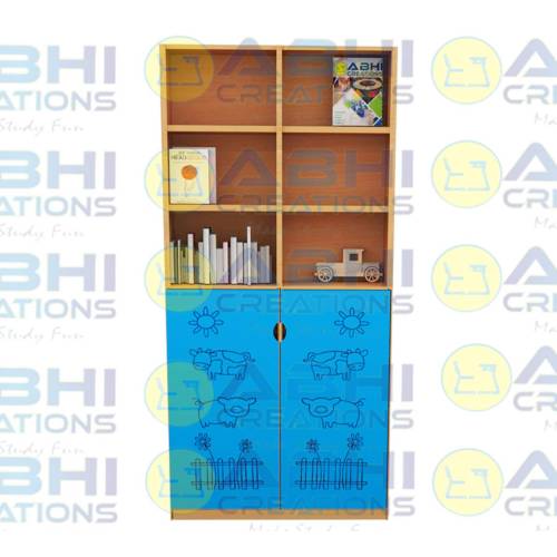 Kids Modular Storage Unit With 18mm Prelam Board And PVC Edge (STORAGE-1441) Manufacturers, Suppliers in Lakhimpur