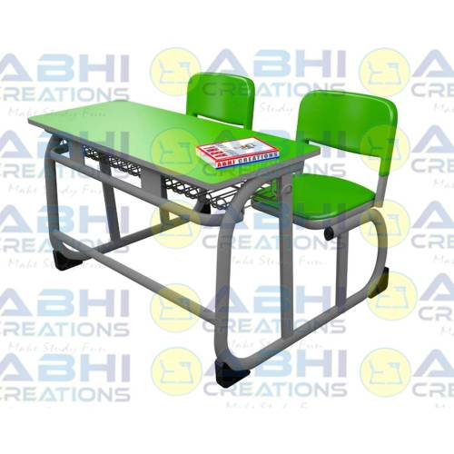 Modern And Stylish Classroom Desk With Injection Moulding And Bag Hooks (ABHI-209) Manufacturers, Suppliers in Thane