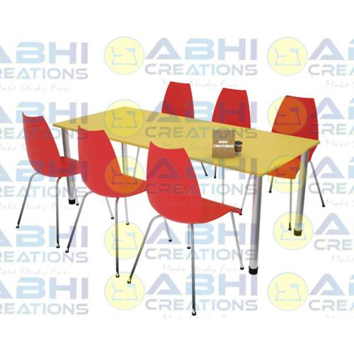 Modern Cafeteria Table and Chair Set – Perfect for Canteen (ABHI-1403) Manufacturers, Suppliers in Rajasthan