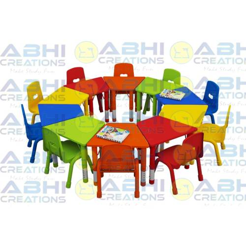 Multi-Purpose Kids Table – Adjustable Height, Powder-Coated Frame, Durable Pre-Laminated Surface (DE-806) Manufacturers, Suppliers in Bhiwani