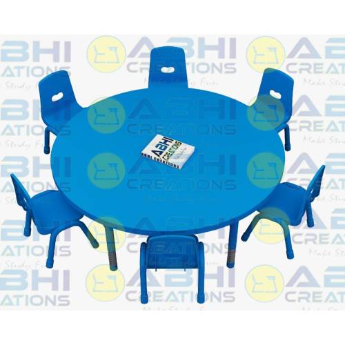 Nursery and Kids School Table – Adjustable Height, Modern Design and Sturdy Build (CA-102) Manufacturers, Suppliers in Noida