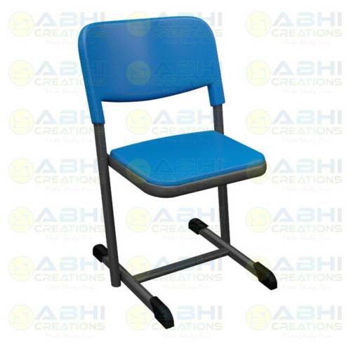 Plastic Chair With Injection Moulded Seat And Back – Perfect For School, Classroom, Student, College, Institutional Use (Abhi-1803) Manufacturers, Suppliers in Thane