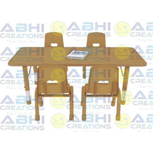 Rectangle Wooden Table with Pre Laminated 18mm Top Stylish Design and Easy to Clean Surface Table (FO-702) Manufacturers, Suppliers in Mizoram