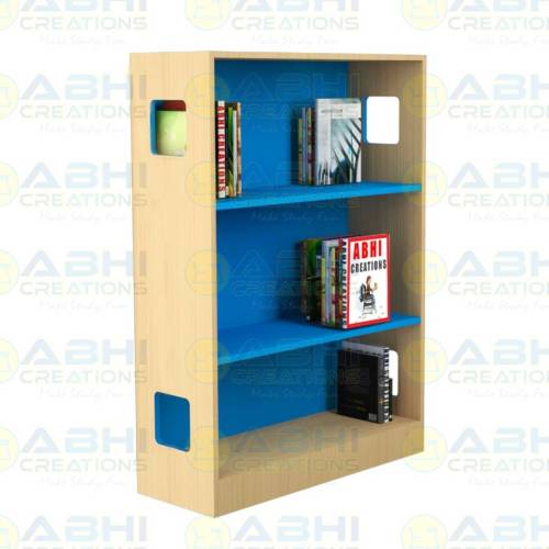 Slanted Shelf – Durable 18mm Prelam Board with PVC Edge for Library Use (ABHI-621) Manufacturers, Suppliers in Shahdol