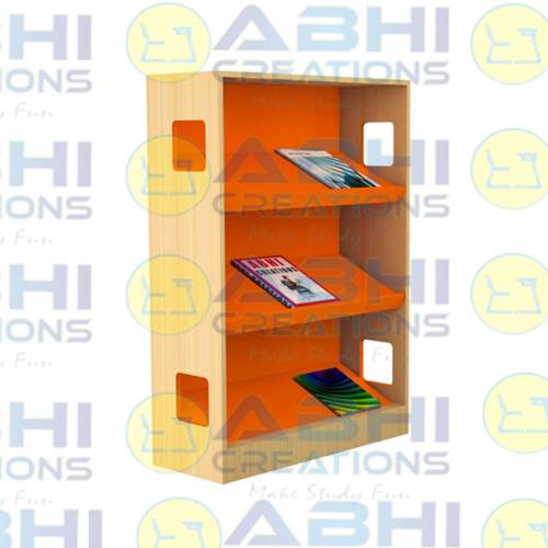 Small Bookshelf for Libraries – Sturdy 18mm Prelam Board with PVC Edge Finish (ABHI-622) Manufacturers, Suppliers in Shahdol