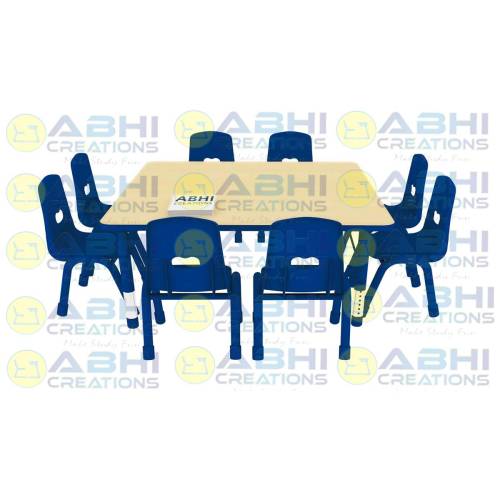 Square Table for Kids – Durable Easy-to-clean And Great for Play and Learning (FL-403) Manufacturers, Suppliers in Bhiwani