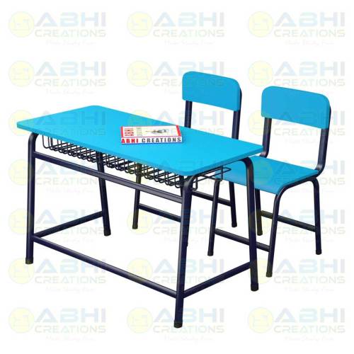 Study Desk for Schools and Colleges – Large MDF Table, Half Back Chair, and Rugged Frame (ABHI-113) Manufacturers, Suppliers in Jharkhand