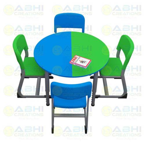 Stylish Round Table Offering Lab and Library Furniture Solutions (ABHI-1003) Manufacturers, Suppliers in Prayagraj