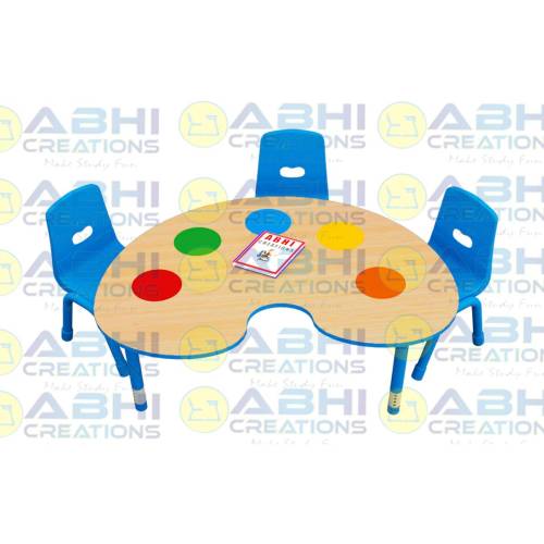 Table 18mm Prelam Board with PVC Edge Adjustable Pipe Legs Art Table (ART-1601) Manufacturers, Suppliers in Bihar