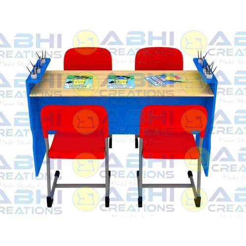 Table Made of 18mm Prelam Board with PVC Edge Art Library Table (ABHI-901) Manufacturers, Suppliers in Haryana