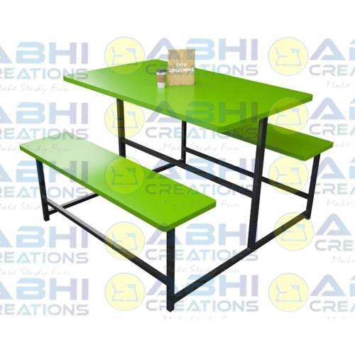 Top Quality Canteen Chairs With Board Seat and Back Teak Laminate Finish Perfect for Cafeteria or School (ABHI-1402) Manufacturers, Suppliers in Rajasthan