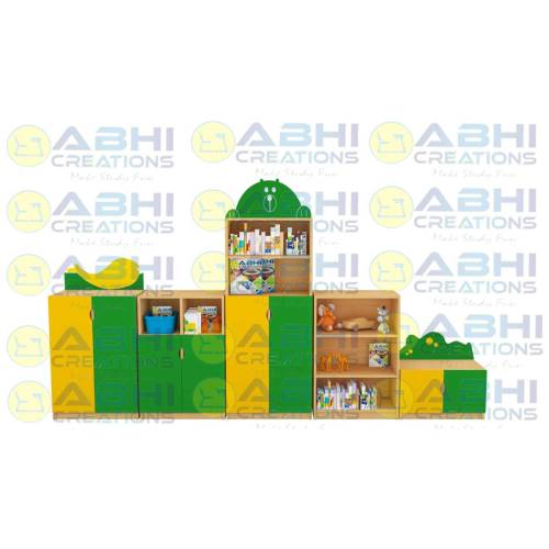 Wooden Kids Bookcase Rack Stylish for Kids school Organization (STORAGE-1402) Manufacturers, Suppliers in Bokaro