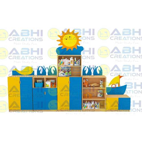 Wooden Kids Bookcase Sturdy Storage Solution for Books (STORAGE-1401) Manufacturers, Suppliers in Lakhimpur